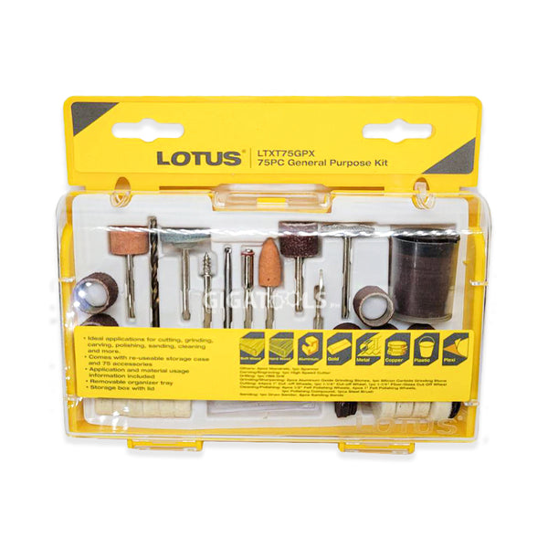 Lotus LTXT75GPX 75pcs. General Purpose Kit Set