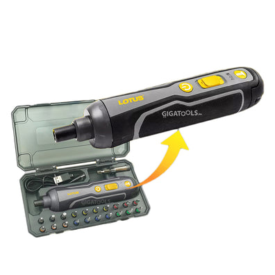 Lotus LTDR4XP Cordless Screwdriver Pen with 20pcs Screw Bit Set