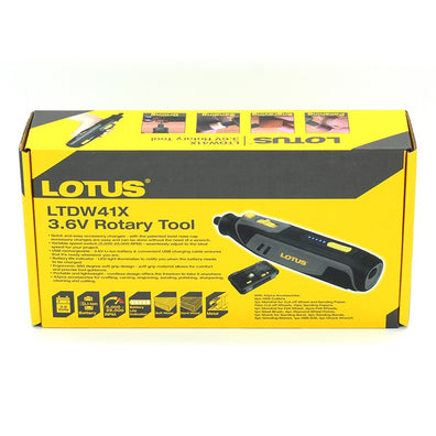 Lotus LTDW41X Cordless Rotary Tool Kit Set (3.6V) with 42pcs Accessories