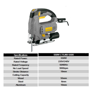Lotus LTSJ60-550X Jigsaw with Variable Speed ( 550W )