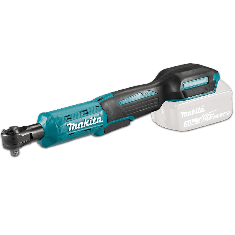 Makita DWR180Z Cordless Ratchet Wrench 9.5/6.35 mm (3/8 / 1/4″) 47.5 N·m (420 in.lbs.) 18V LXT® Li-Ion (Bare Tool Only)