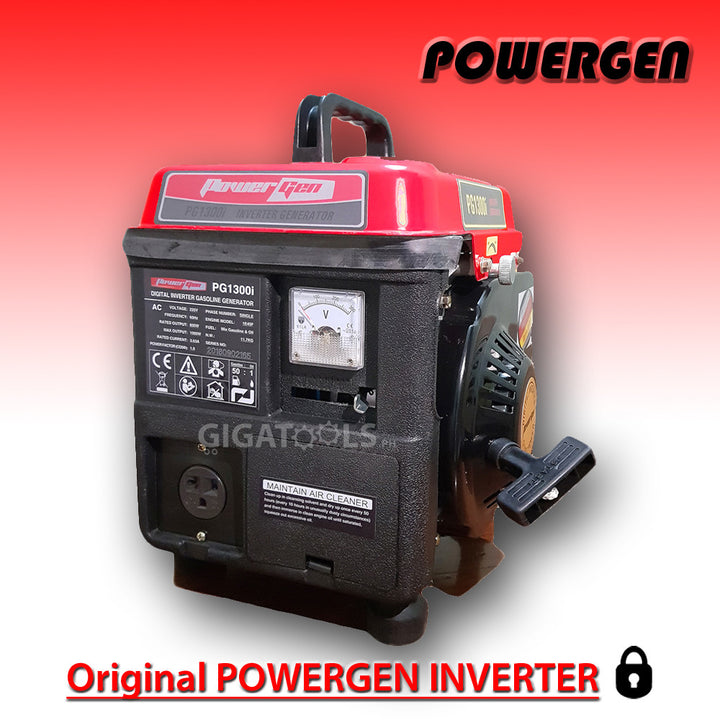 POWERGEN 1kVA Digital Inverter Generator / Generating Sets (100% Pure Copper) - GIGATOOLS.PH