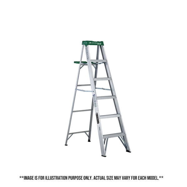 Louisville Aluminum Step Ladder (Green) (Made in USA)