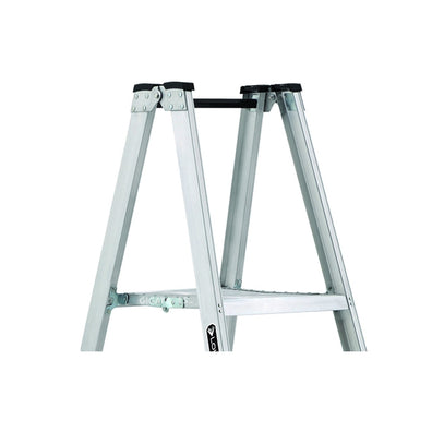 Louisville Aluminum Twin Front Platform Step Ladder (Made in USA)