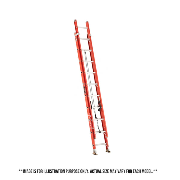 Louisville Fiberglass Extension Ladder (Orange) (Made in USA)