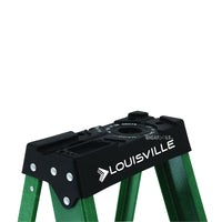 Louisville Fiberglass Step Ladder (Green) (Made in USA)