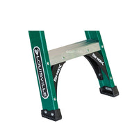 Louisville Fiberglass Step Ladder (Green) (Made in USA)