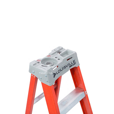 Louisville Fiberglass Step Ladder (Orange) (Made in USA)