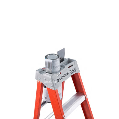 Louisville Fiberglass Step Ladder (Orange) (Made in USA)