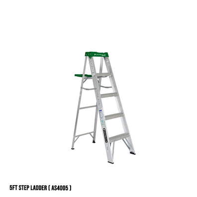 Louisville Aluminum Step Ladder (Green) (Made in USA)
