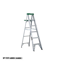 Louisville Aluminum Step Ladder (Green) (Made in USA)