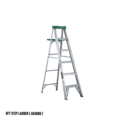 Louisville Aluminum Step Ladder (Green) (Made in USA)