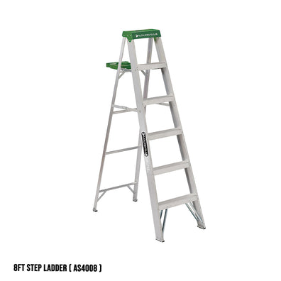 Louisville Aluminum Step Ladder (Green) (Made in USA)