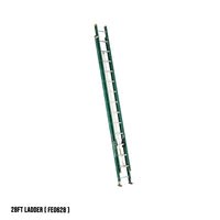 Louisville Fiberglass Extension Ladder (Green) (Made in USA)