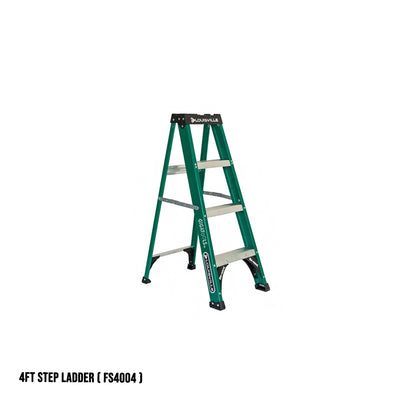 Louisville Fiberglass Step Ladder (Green) (Made in USA)