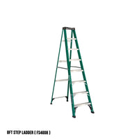 Louisville Fiberglass Step Ladder (Green) (Made in USA)