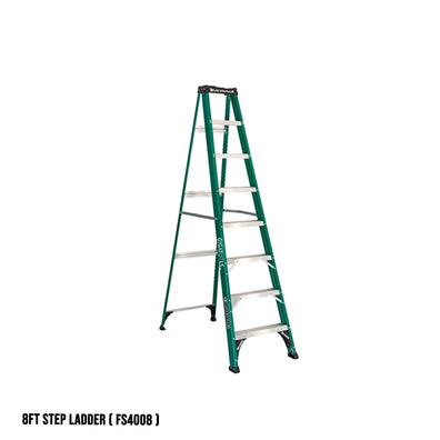 Louisville Fiberglass Step Ladder (Green) (Made in USA)