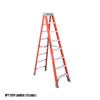 Louisville Fiberglass Step Ladder (Orange) (Made in USA)
