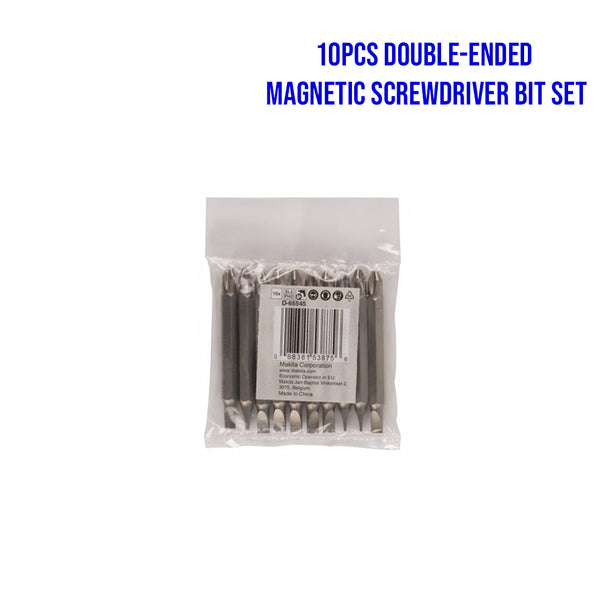 Makita 10pcs Double-Ended Magnetic Screwdriver Bit Set ( D-65545 )