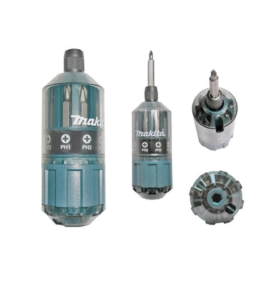 Makita B-28896 18pcs Screw Bit Set + H/TOOL 6PK