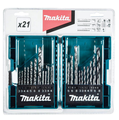 Makita B-44884 21pcs. Assorted Drill Bit Set