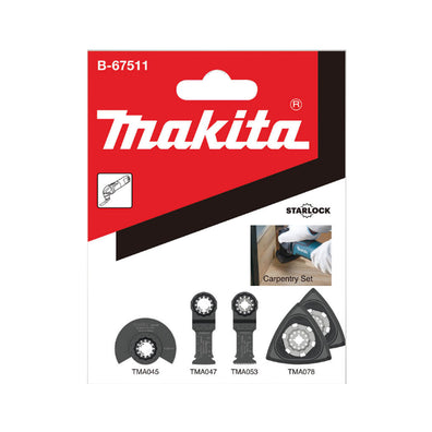 Makita B-67511 Multi-tool Starlock Carpentry Blade Set ( 5pcs )