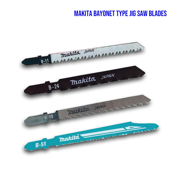 Makita 5pcs. Bayonet Type Jig Saw Blades