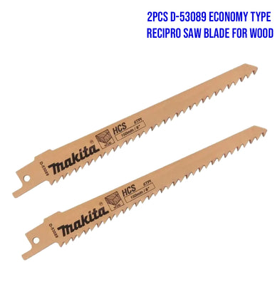 Makita D-53089 2pcs. Economy Type Recipro Saw Blade for Wood
