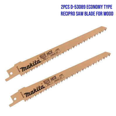 Makita D-53089 2pcs. Economy Type Recipro Saw Blade for Wood