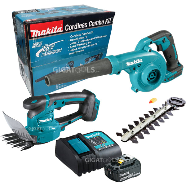Makita DLX2494S Cordless Blower & Cordless Grass Shear/Trimmer Combo Kit Set