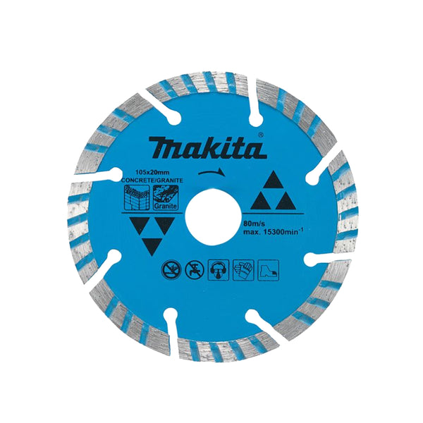 Makita D-44339 Diamond Cutting Disc / Wheel Dry Segmented Corrugated