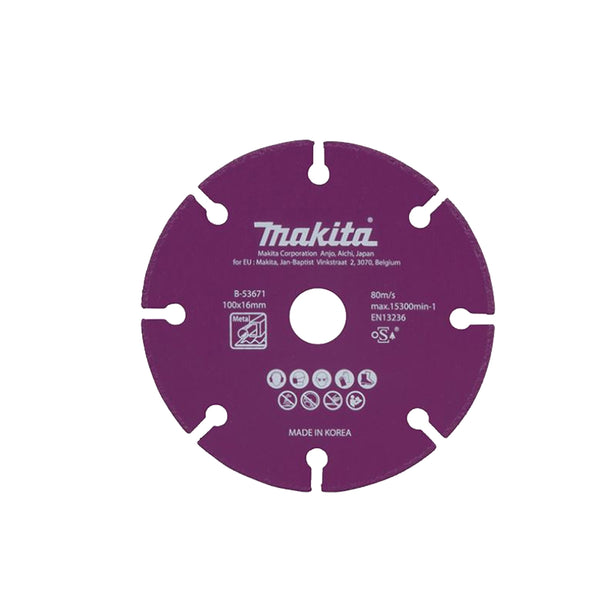 Makita Diamond Cutting Disc / Wheel Vacuum Brazed for Metal