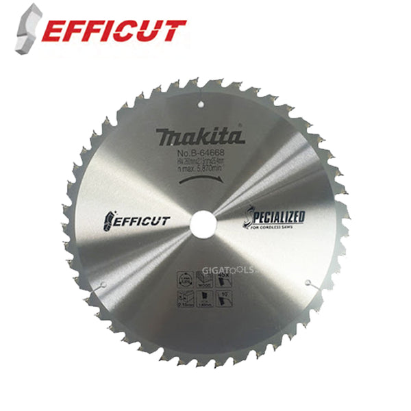 Makita 10" ( 260mm ) x 45T Efficut Specialized Circular / Miter Saw Blade for Wood ( B-64668 )