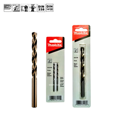 Makita HSS-Co Metal Drill Bit (Cobalt 5%)