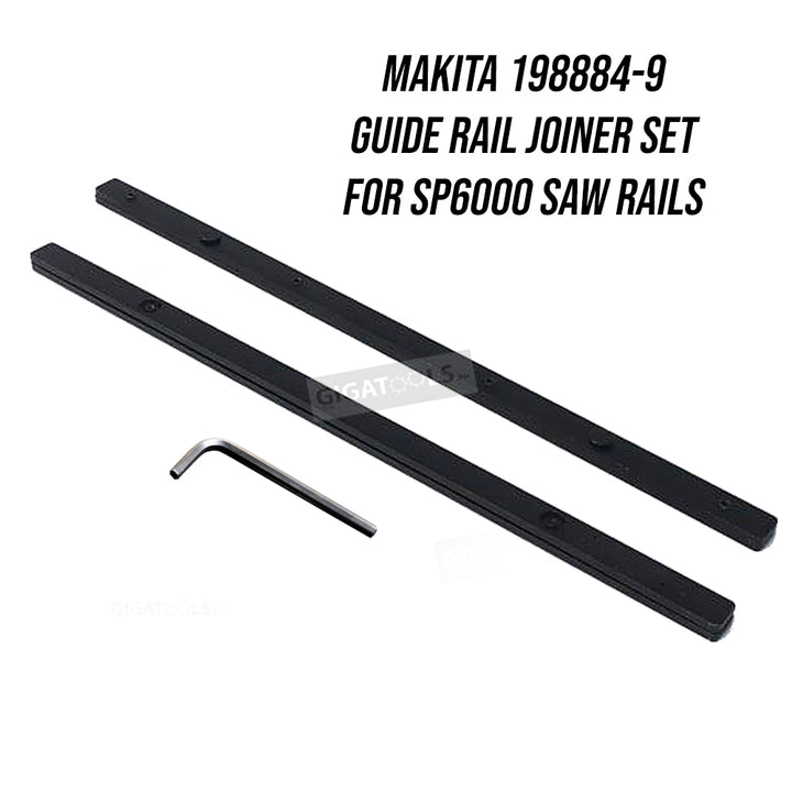 Makita 198884-9 - 2 Piece Guide Rail Joiner / Connector Set For SP6000 Guide Rails - GIGATOOLS.PH