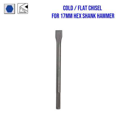 Makita Chisel Accessories for 17mm Hex Shank Hammers