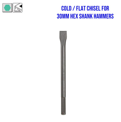 Makita Chisel Accessories for 30mm Hex Shank Hammers