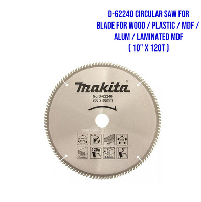 Makita Circular Saw Blades for Wood / Metal / SUS / MDF / Laminate / Aluminum / Mild steel / ETC.