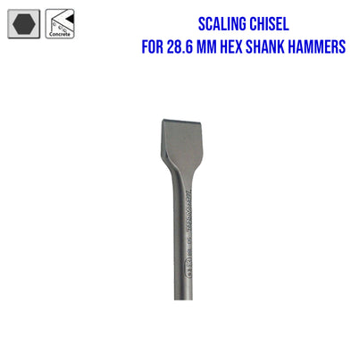 Makita Chisel Accessories for 28.6mm Hex Shank Hammers