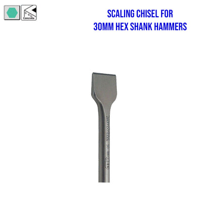 Makita Chisel Accessories for 30mm Hex Shank Hammers