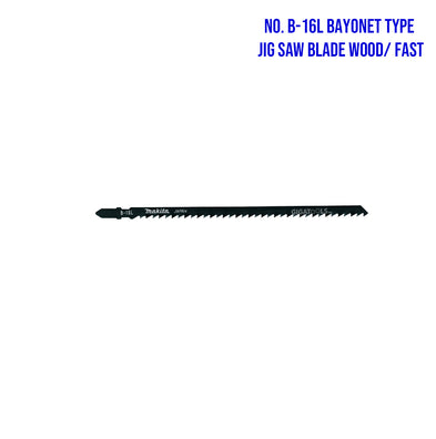 Makita 5pcs. Bayonet Type Jig Saw Blades