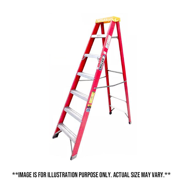 Miller Fiberglass A-Type Step Ladder ( Orange ) ( A Type ) ( Made in USA )