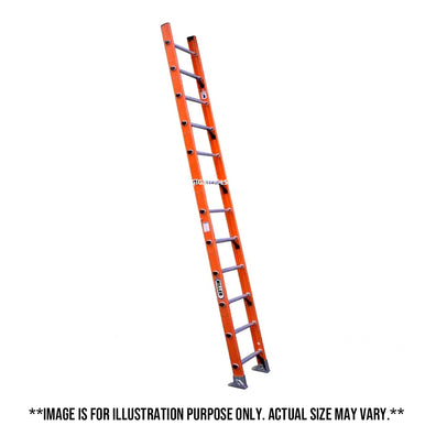 Miller Fiberglass Single Ladder ( Orange ) ( Made in USA )