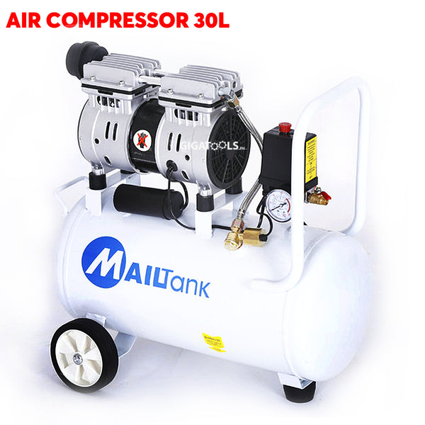 MailTank SH-39 Air Comressor 1HP ( 30L ) Oil less and noise less ( 650W )