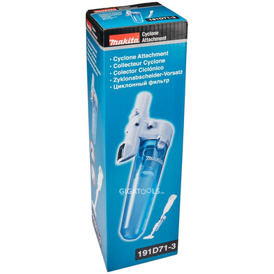 Makita 191D71-3 White Vacuum Cyclone Attachment with Lock for CL280FD / DCL281FZWX / CL001GZ05 / CL117D ( Attachment Only )
