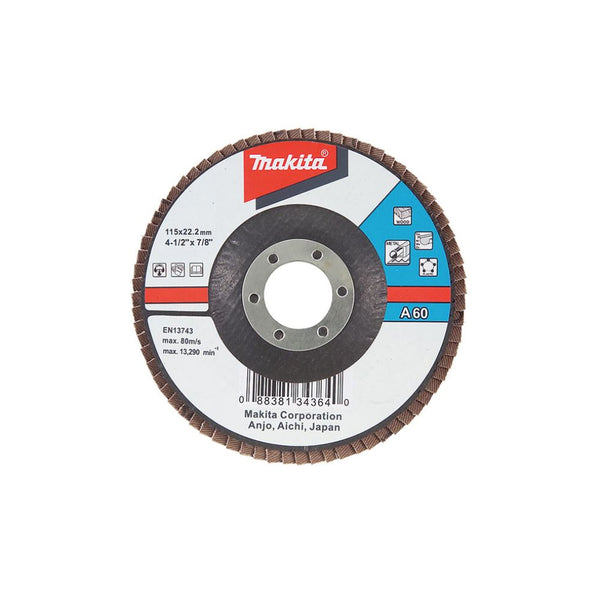 Makita Aluminum Oxide Flap Disc ( Industrial for Heavy Duty & Economy type )