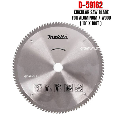 Makita D-59162 TCT Circular Saw Blade for Wood / Aluminum 260mm (10
