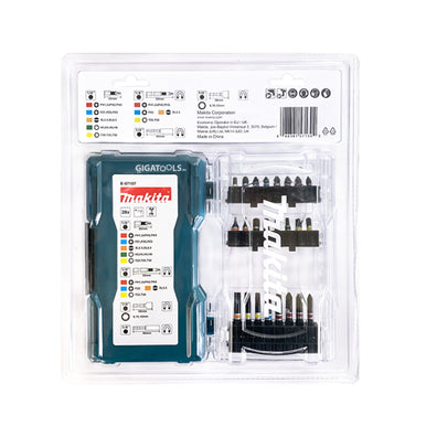 Makita E-07107 28pcs Set of Electric Screwdrivers Slotted Phillips Torq Hex Mixed Bits
