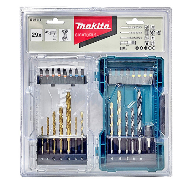 Makita E-07113 Combination Drill Bit and screw bit set ( 29pcs )