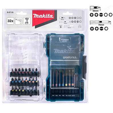 Makita E-07135 Impact screw bit set ( 32pcs )